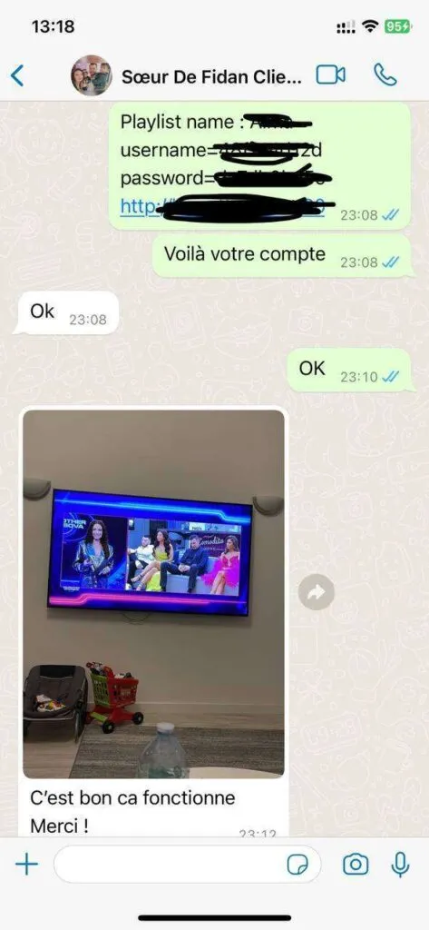 WhatsApp kundchatt skärmdump 6 bekräftad beställning